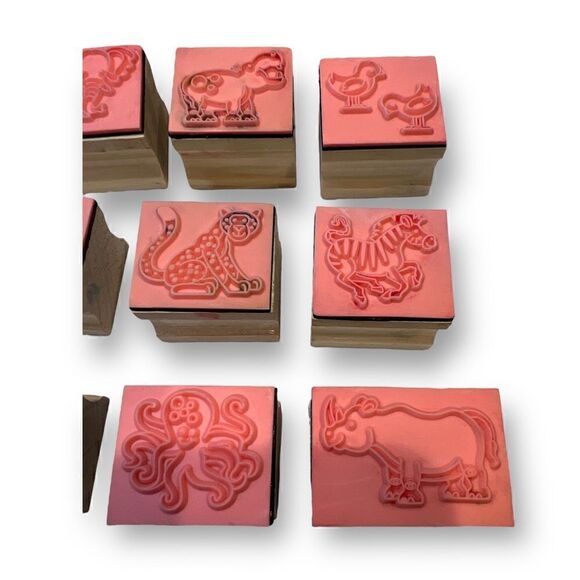 Animal  Rubber Stamps 13 Lot - Picture 4 of 6
